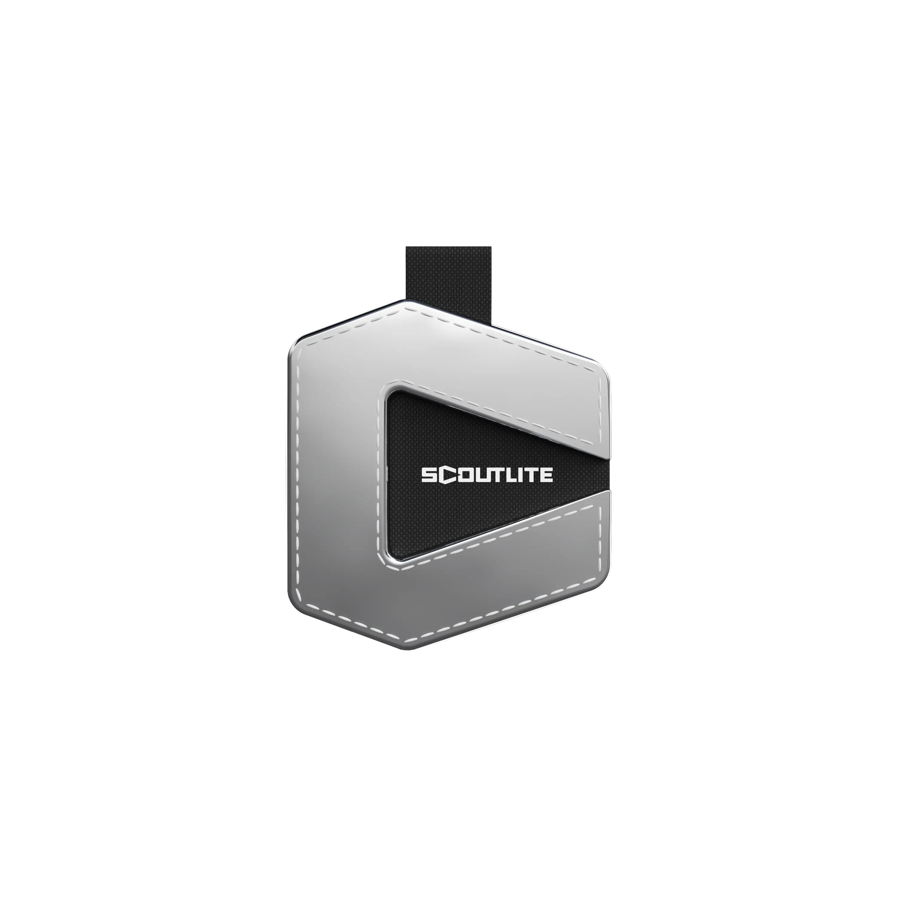 Scoutlite backpack accessory - rear view, with accessories