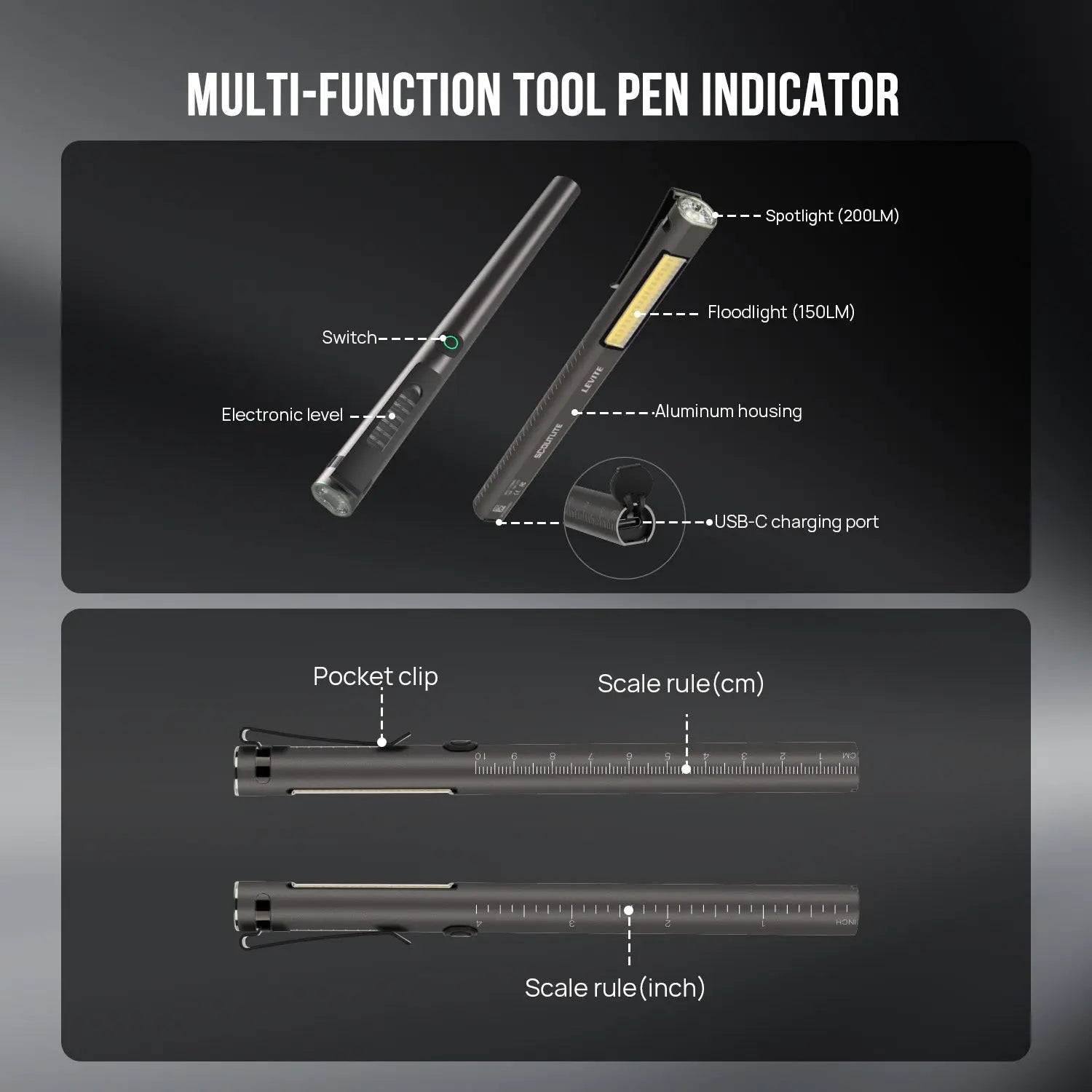 Levite Versatile Pen Light SCOUTLITE